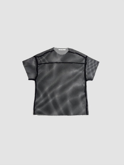 T-shirt Unn Netting Black