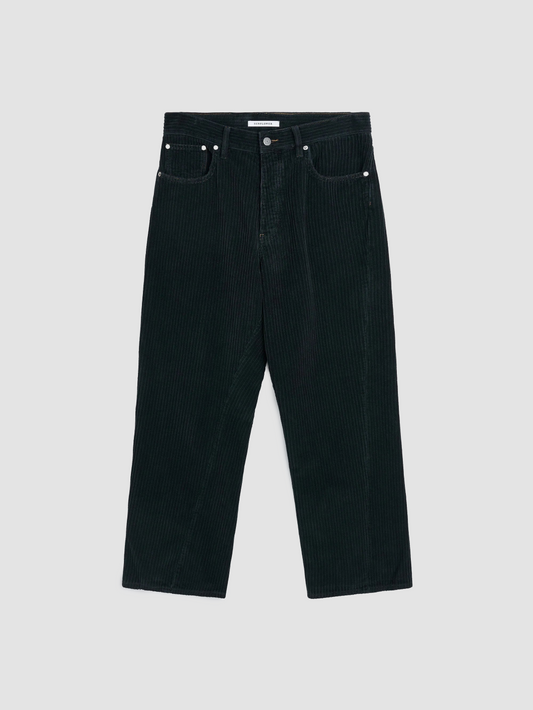 Pants Wide Twist Cord Black