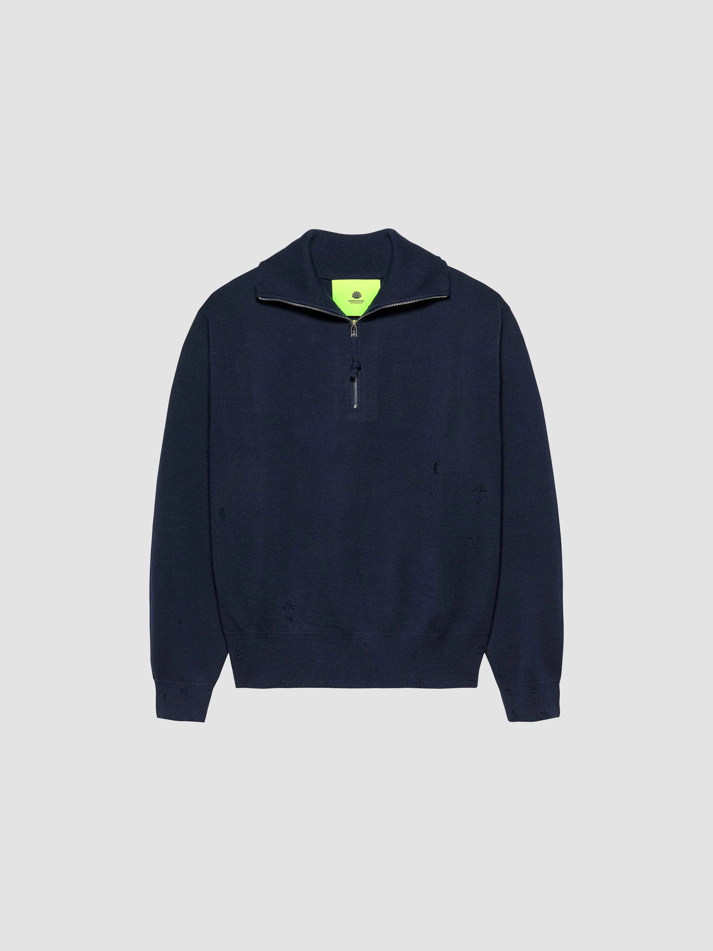 Svetr na poloviční zip Sailor Navy