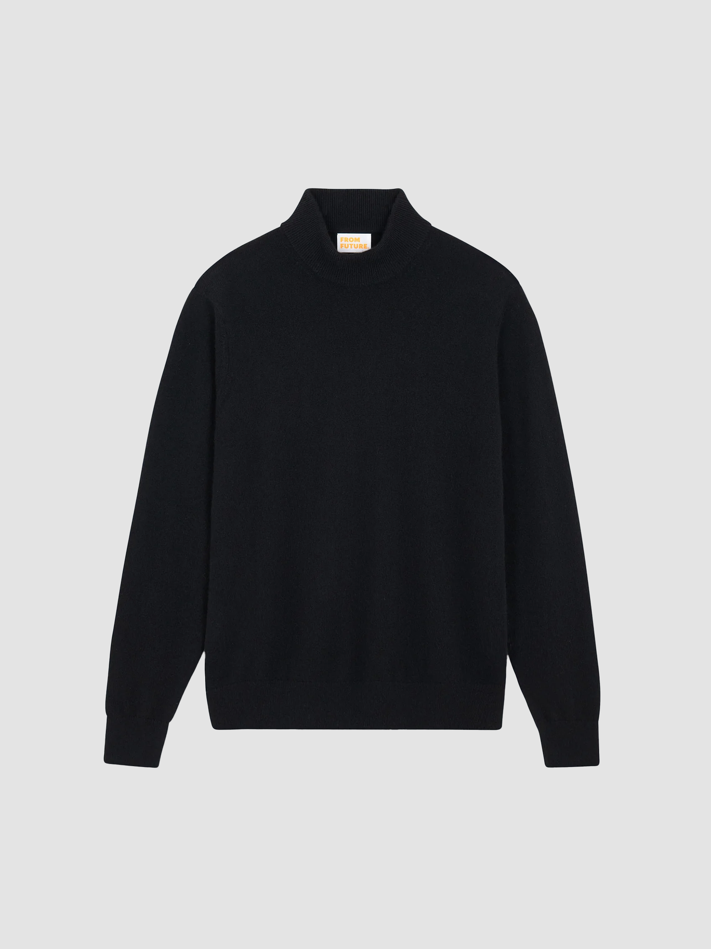 Sweater Basic Mock Neck Noir