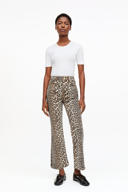Jeans Betzy Cropped Leopard