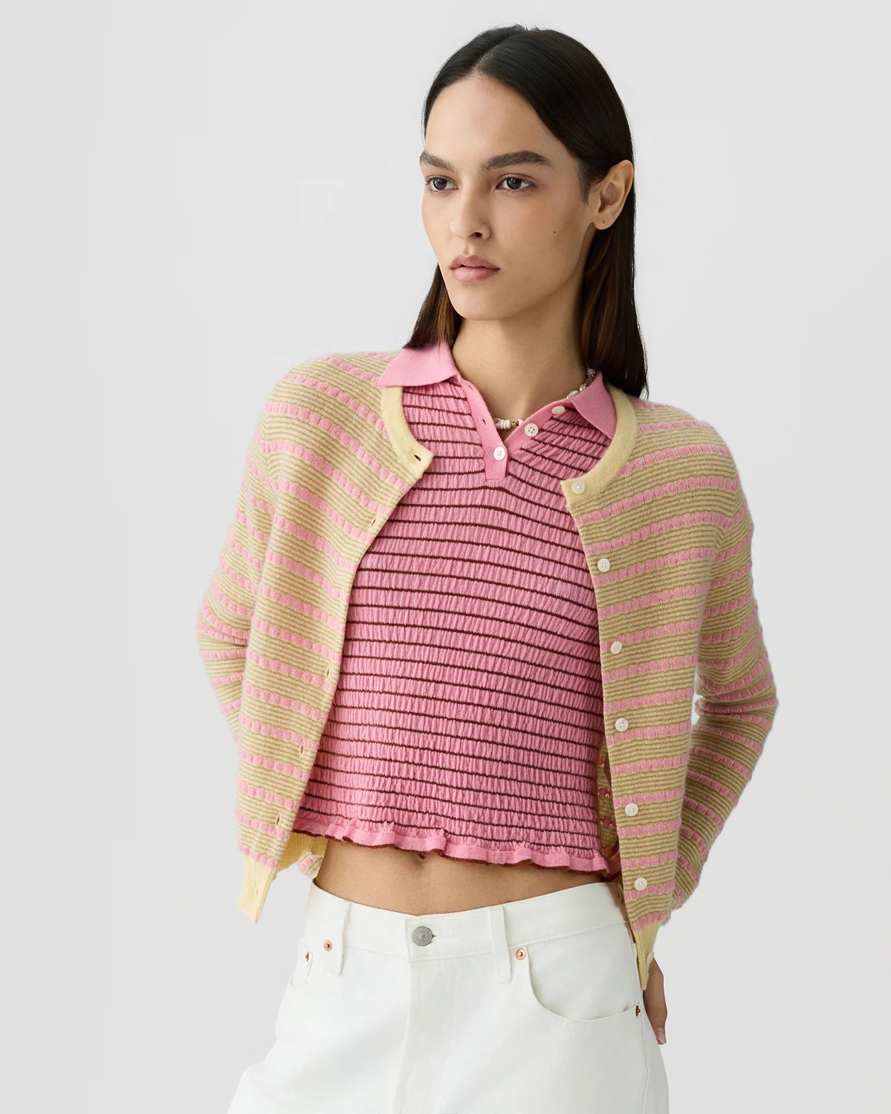 Cardigan Jane Stripe Butter