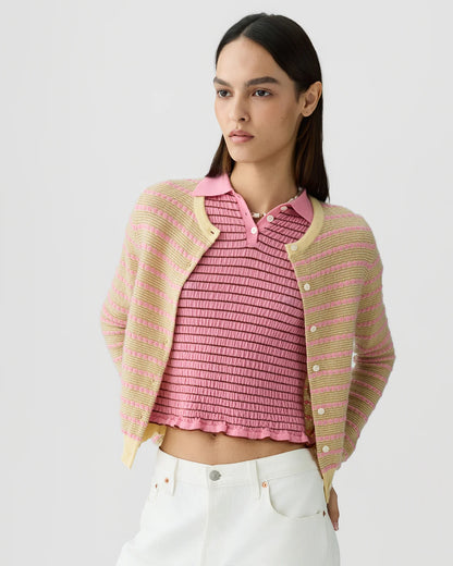 Cardigan Jane Stripe Butter