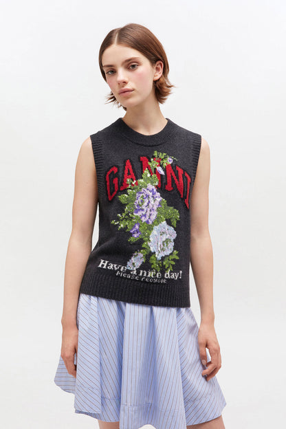 Vest Rose Dark Grey