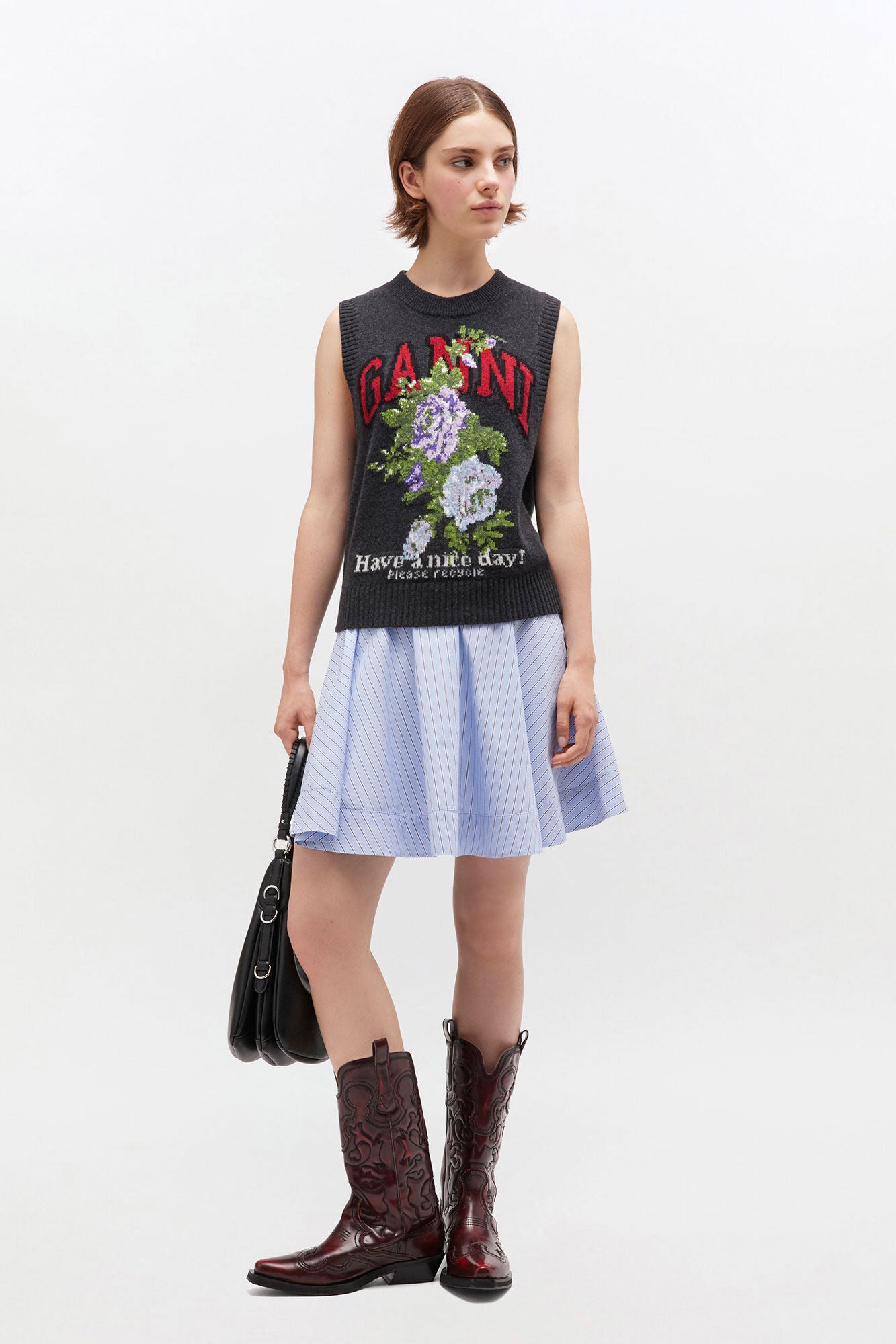 Vest Rose Dark Grey