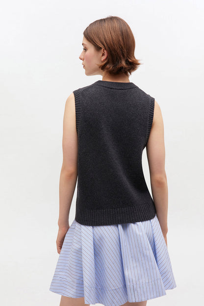 Vest Rose Dark Grey