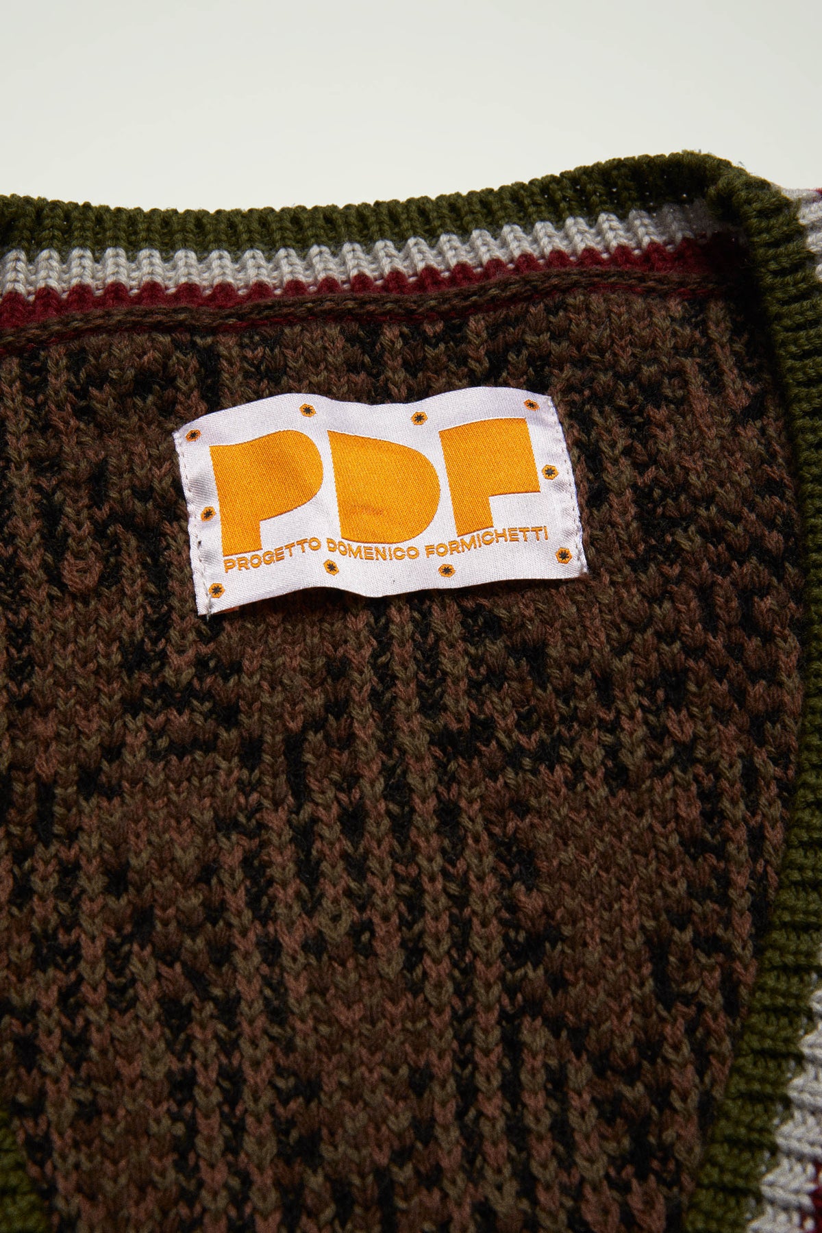 Cardigan Knit Leo Brown