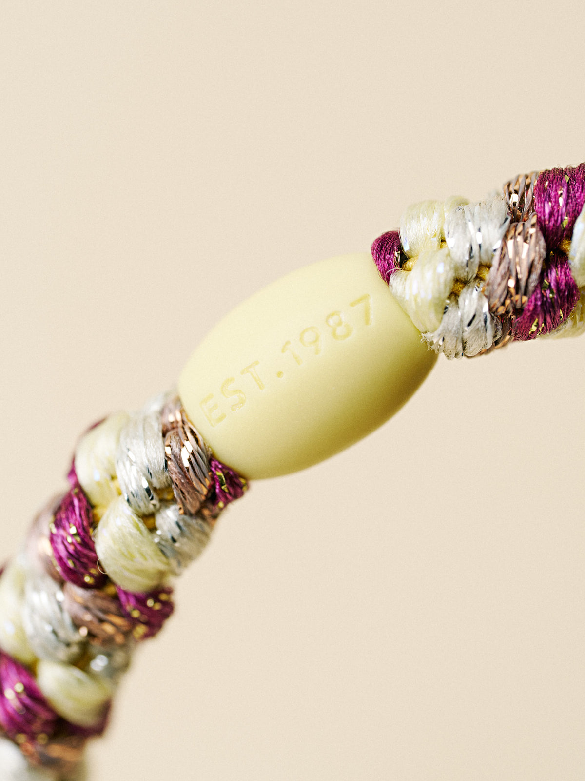 Hair Tie Mix Grape & Yellow