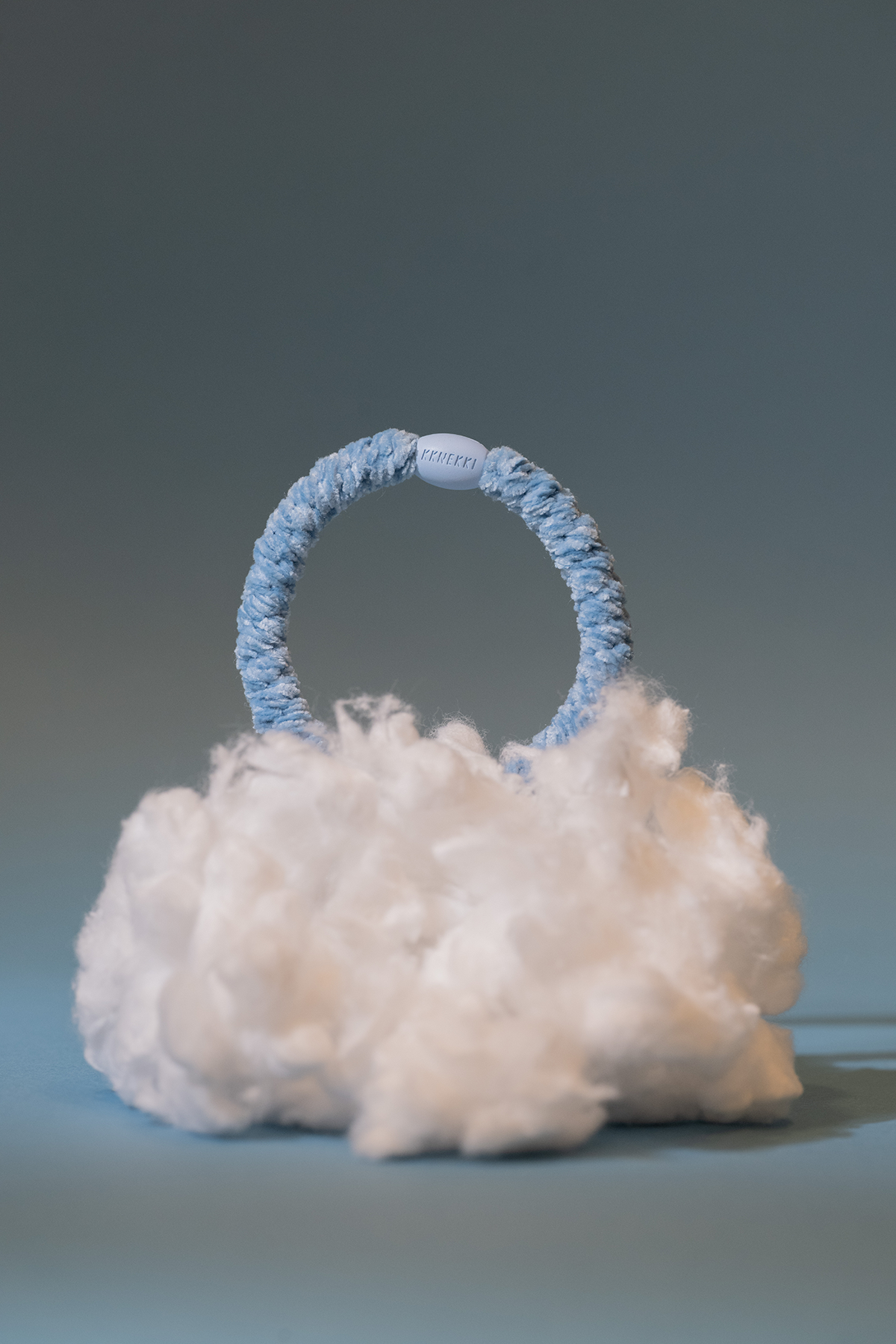Hair Tie Velvet Light Blue