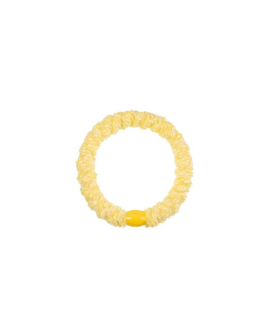 Hair Tie Velvet Light Yellow
