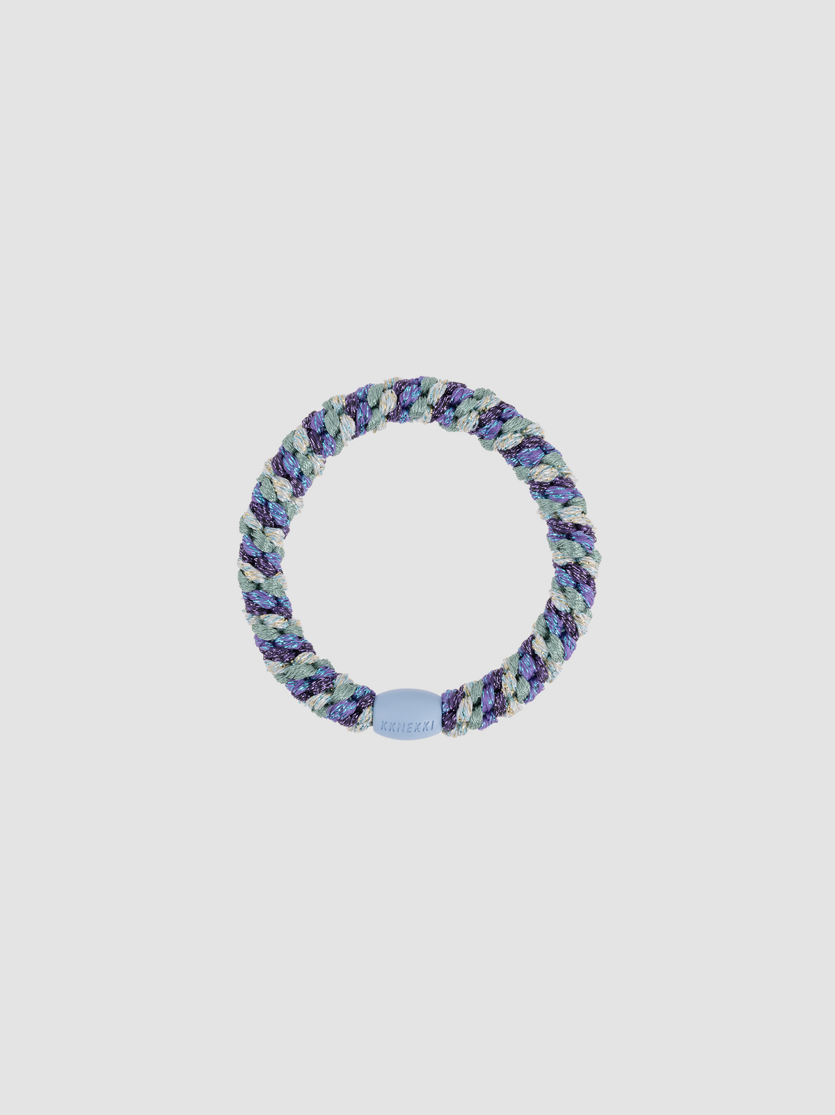 Hair Tie Mix Glitter Purple & Light Green
