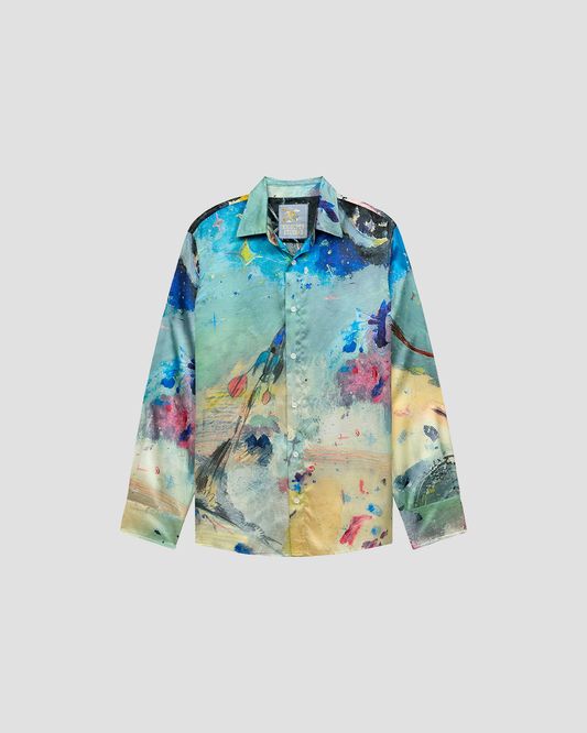 Shirt Book Page Multicolor