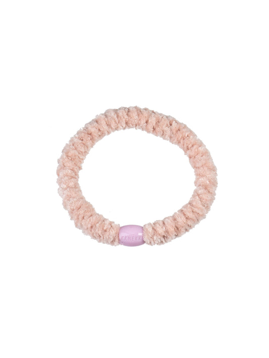 Hair Tie Velvet Dusty Light Pink