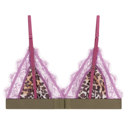 Bralette Love Lace Leopard