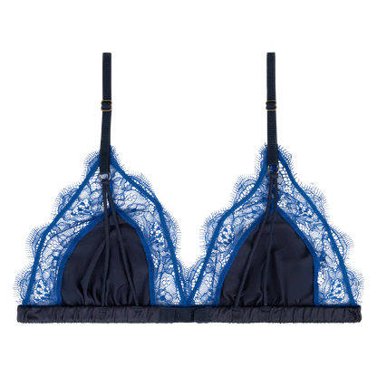 Bralette Love Lace Blue