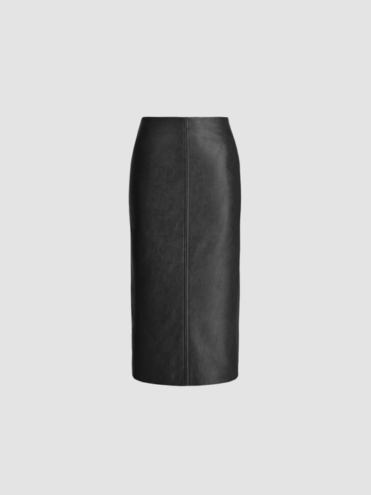 Skirt Cuir Black