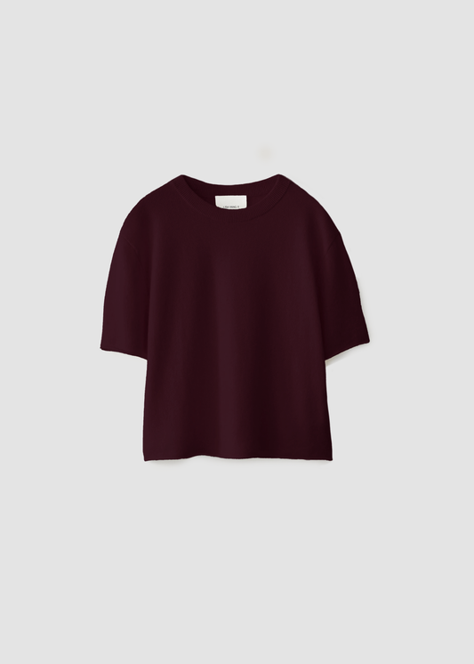 T-shirt Cila Deep Plum