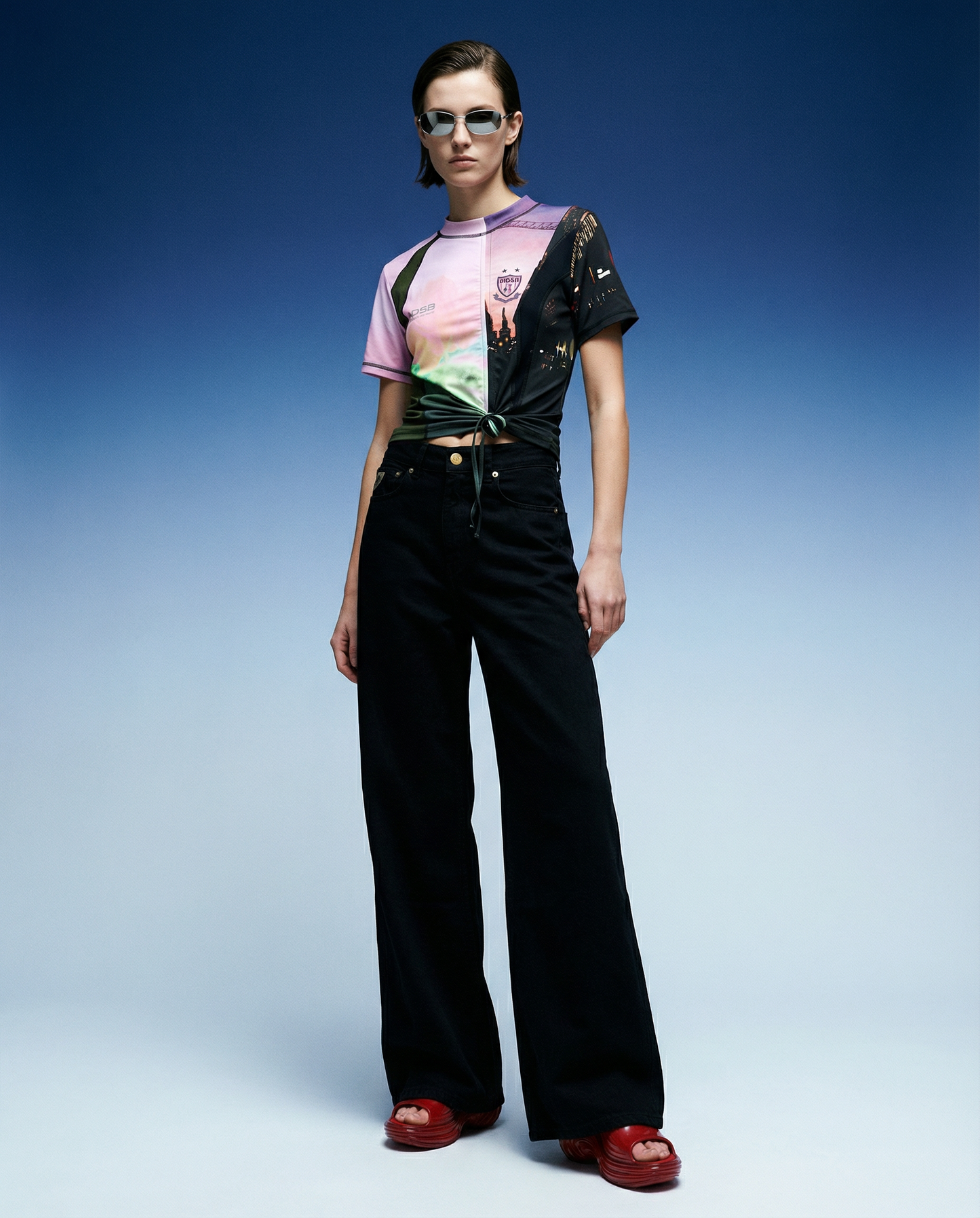 Jeans Palazzo Lea Black