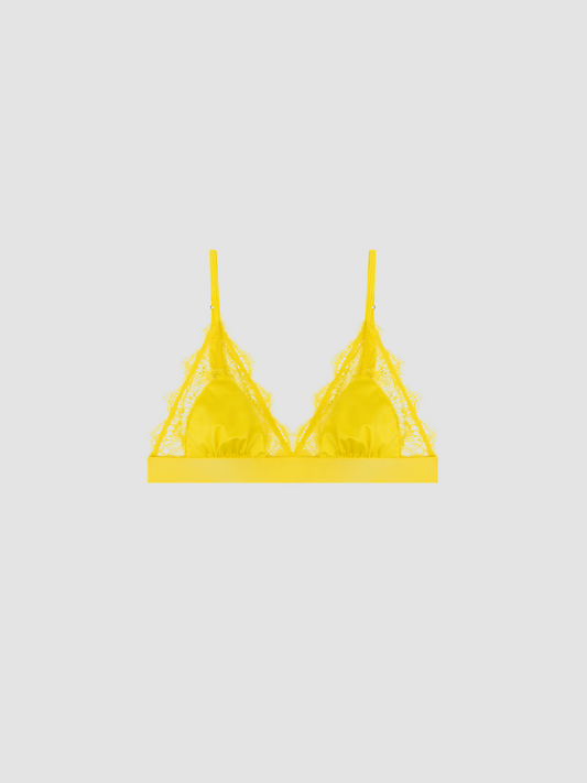 Bralette Love Lace Yellow
