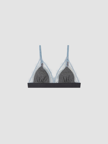 Bralette Love Lace Grey