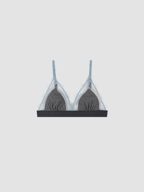 Bralette Love Lace Grey