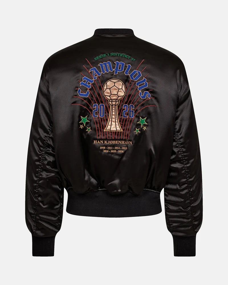Bomber Champions Satin Brown