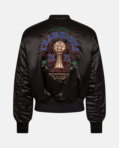 Bomber Champions Satin Brown