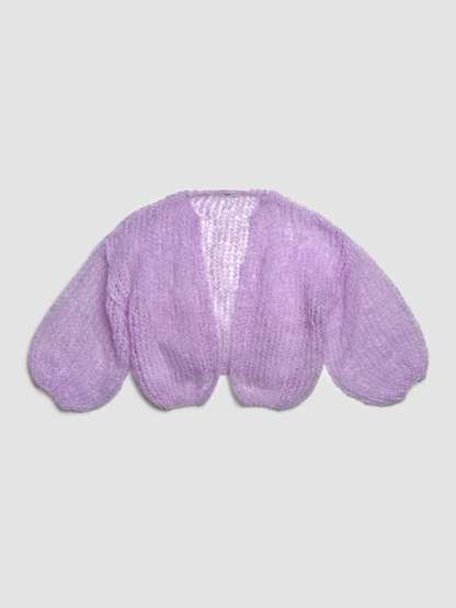 Cardigan Mohair Lilac