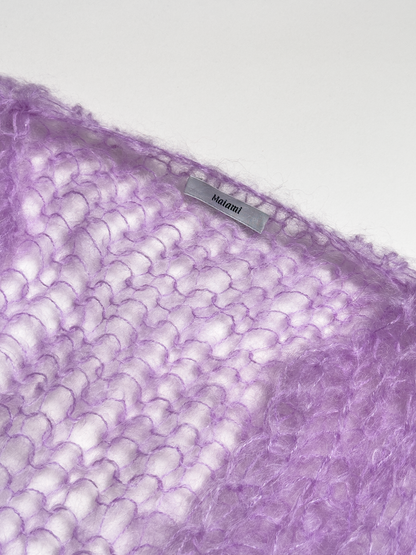 Cardigan Mohair Lilac