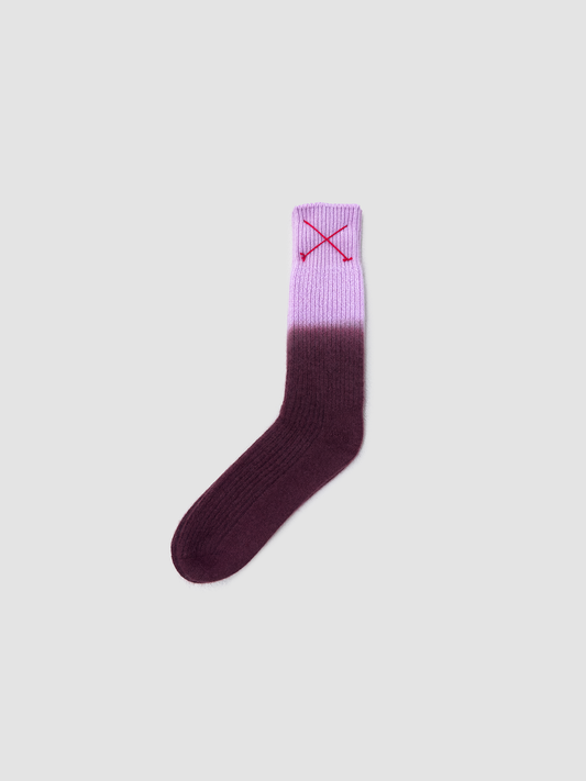 Cashmere Socks Dip Day Rouge & Lila
