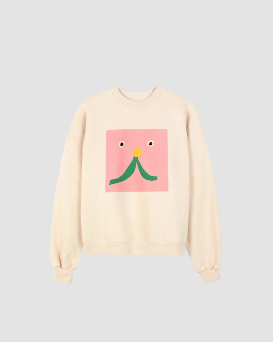 Sweatshirt  Cat Smile Cream