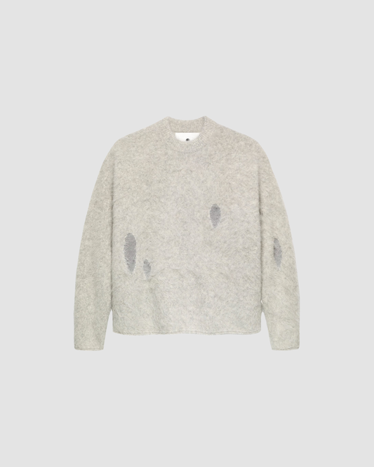 Sweater Alpaca Blend Crewneck Grey