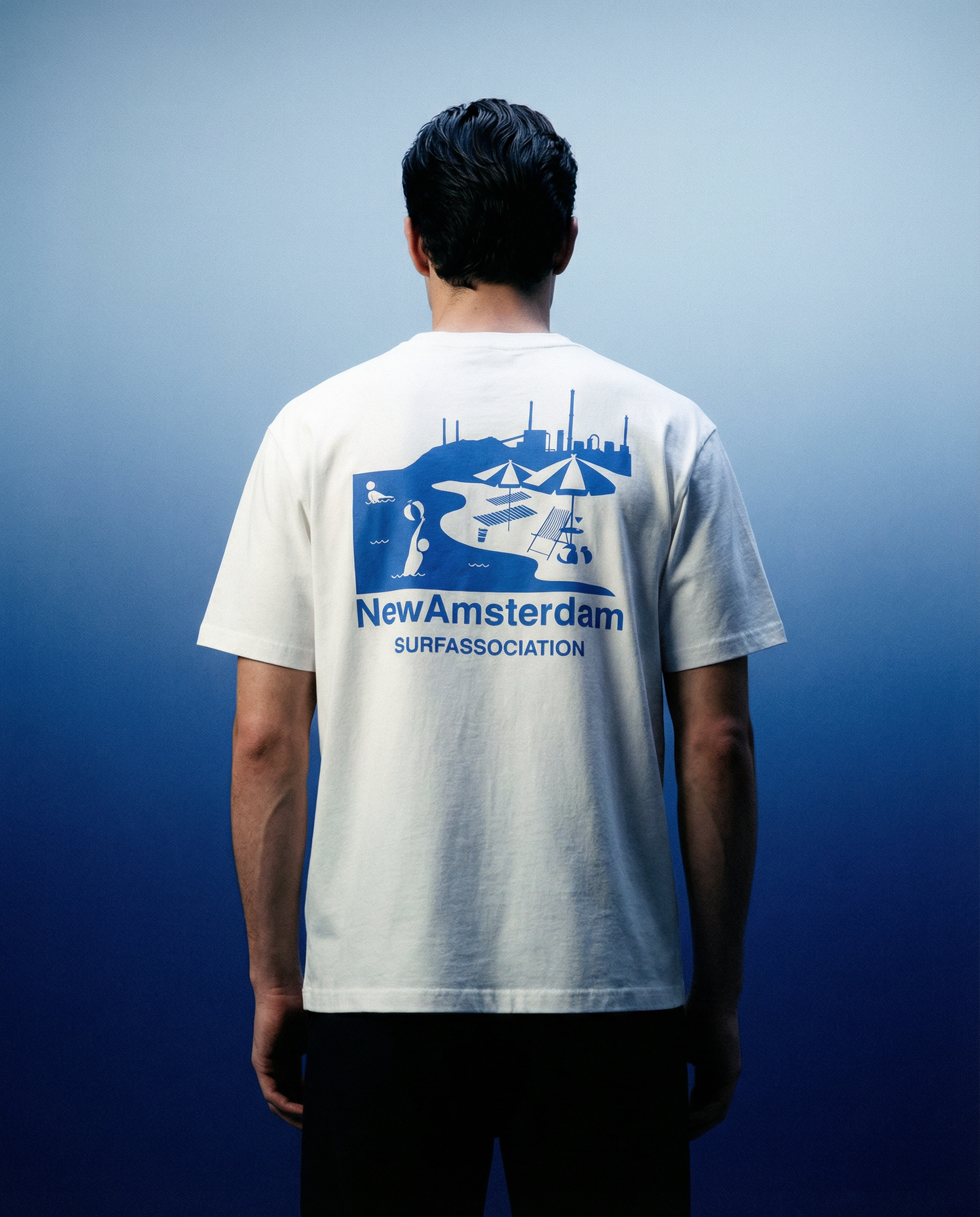 T-shirt Beach Sign White