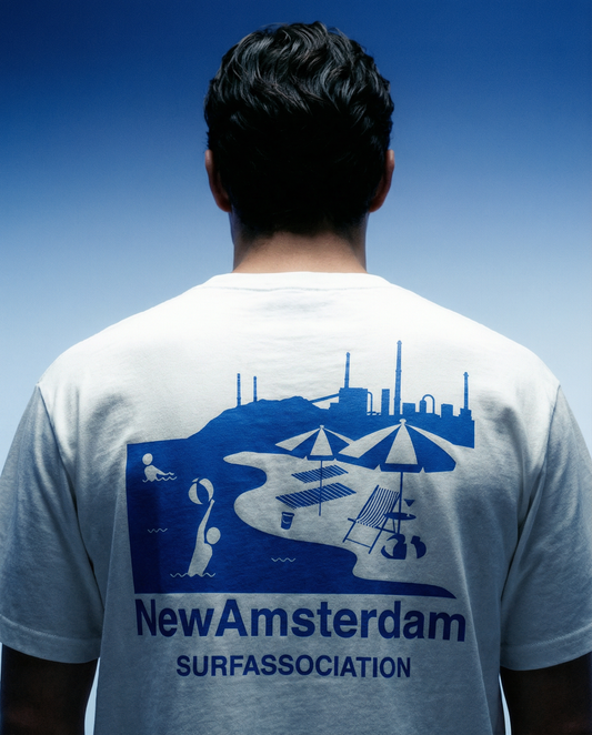 T-shirt Beach Sign White