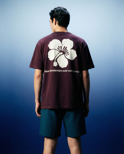 T-shirt Hibiscus Walnut
