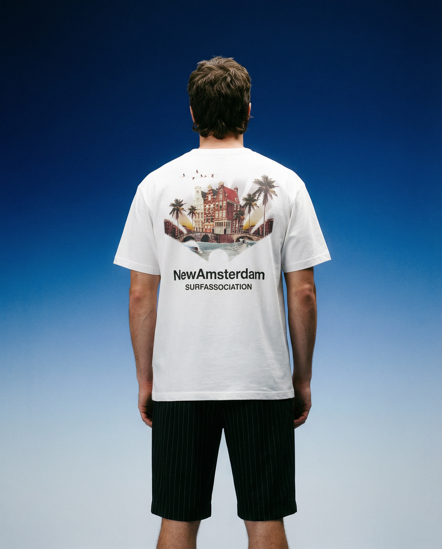 T-shirt Tropical White