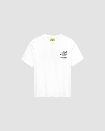 T-shirt Tropical White