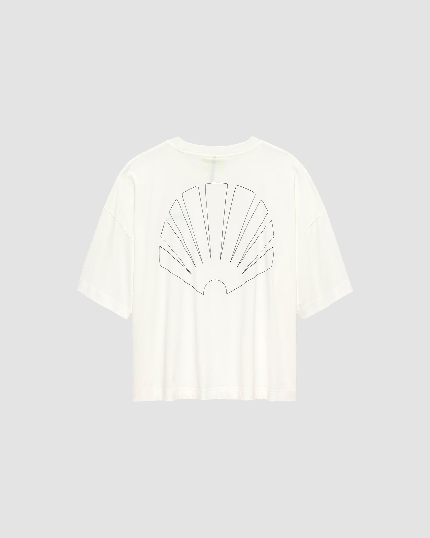 T-shirt Big Logo Washed White