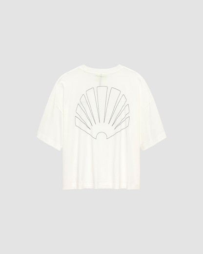 T-shirt Big Logo Washed White