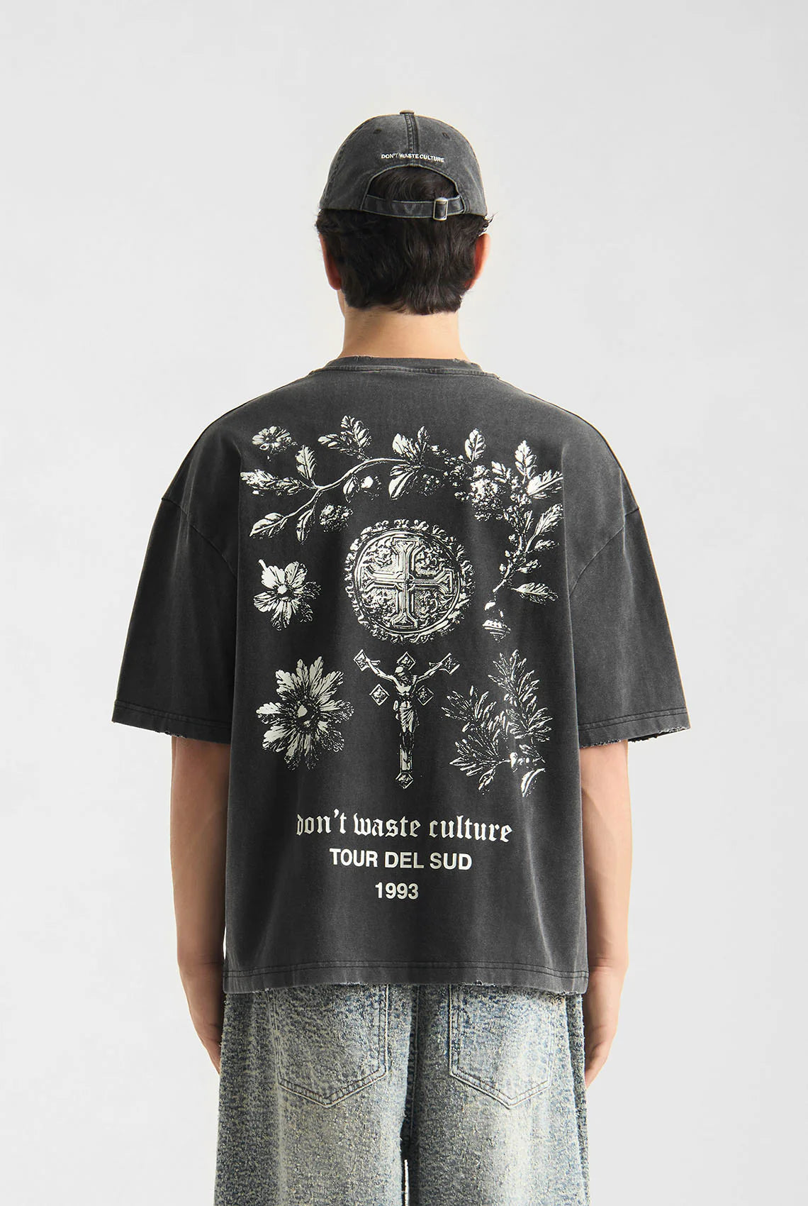 T-shirt Olivinne Faded Black