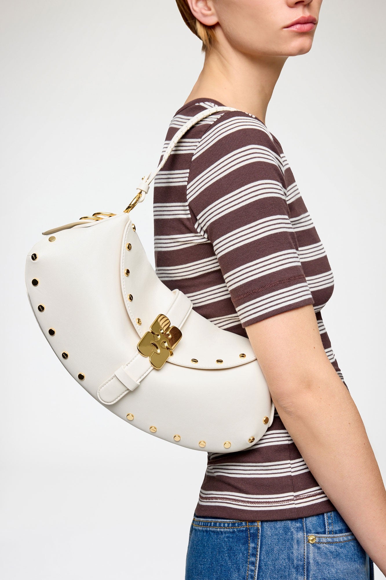 Bag B-Kat Studs White