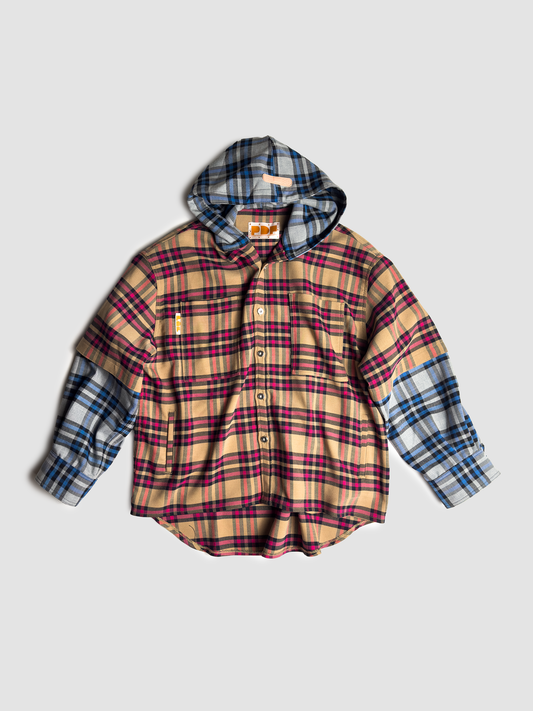 Hoodie Raf Mustard Plaid