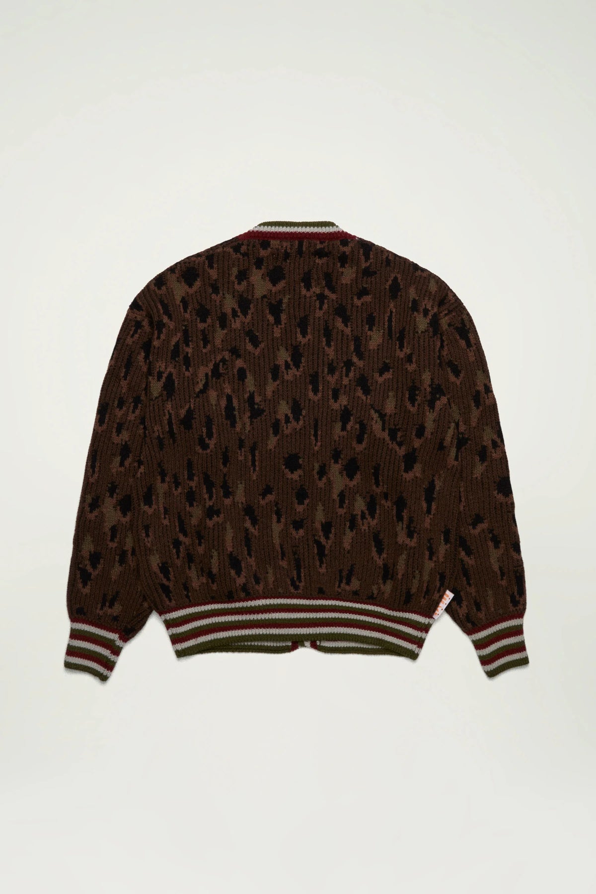 Cardigan Knit Leo Brown