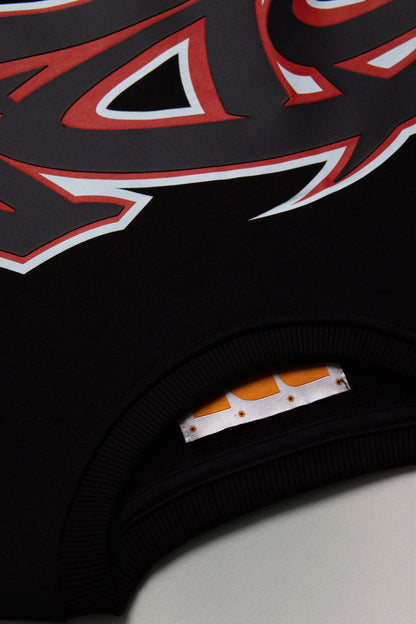 Sweatshirt Logo Black & Red