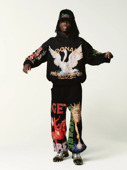 Hoodie Progetto Mirabella Black