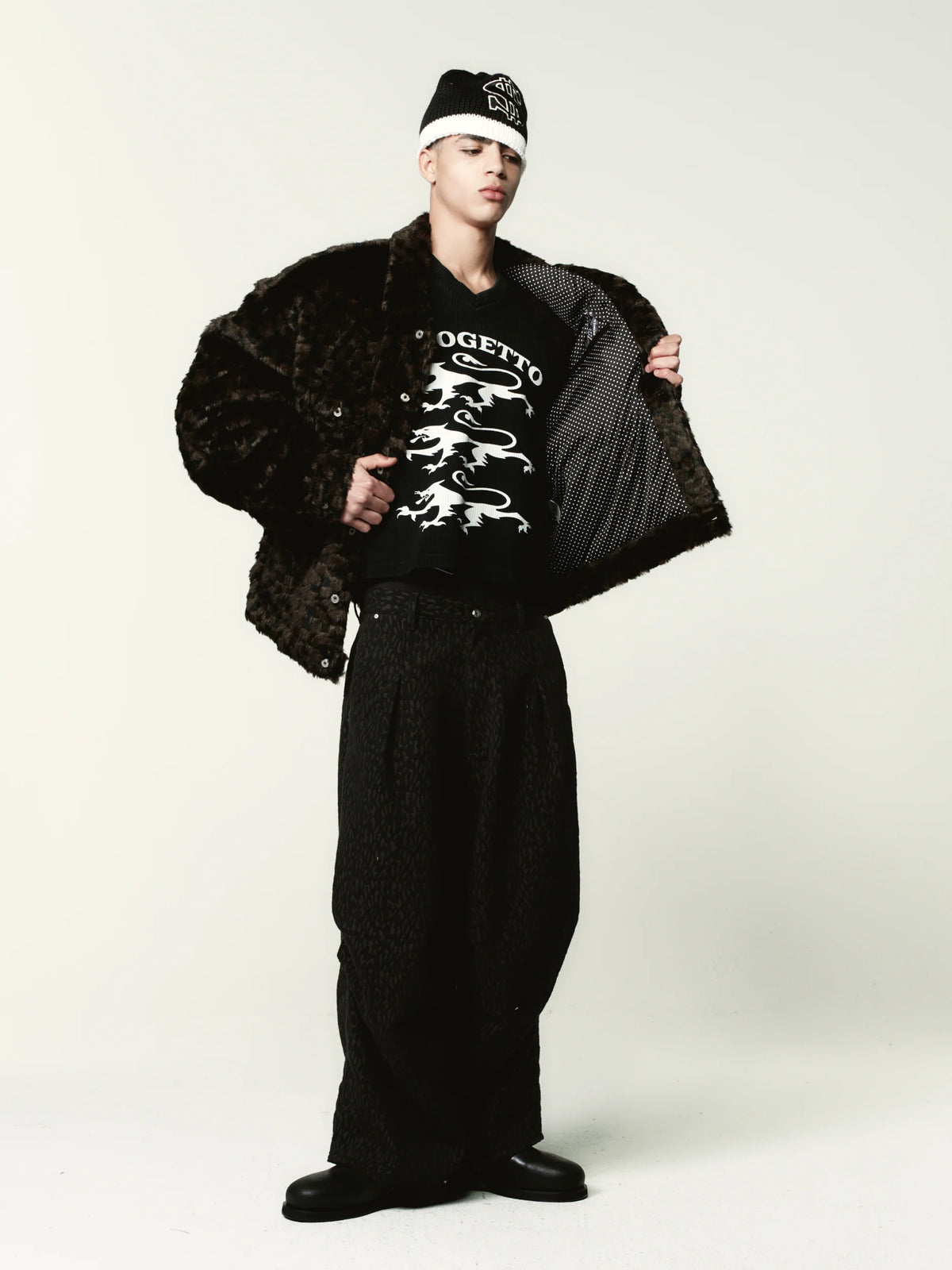 Pants Leopant Black