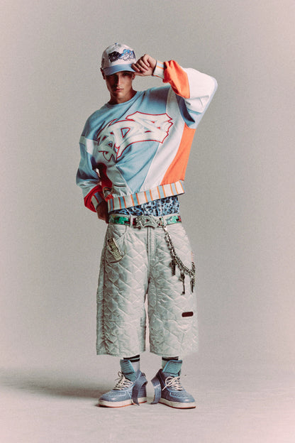 Sweatshirt Logo Blue & Orange