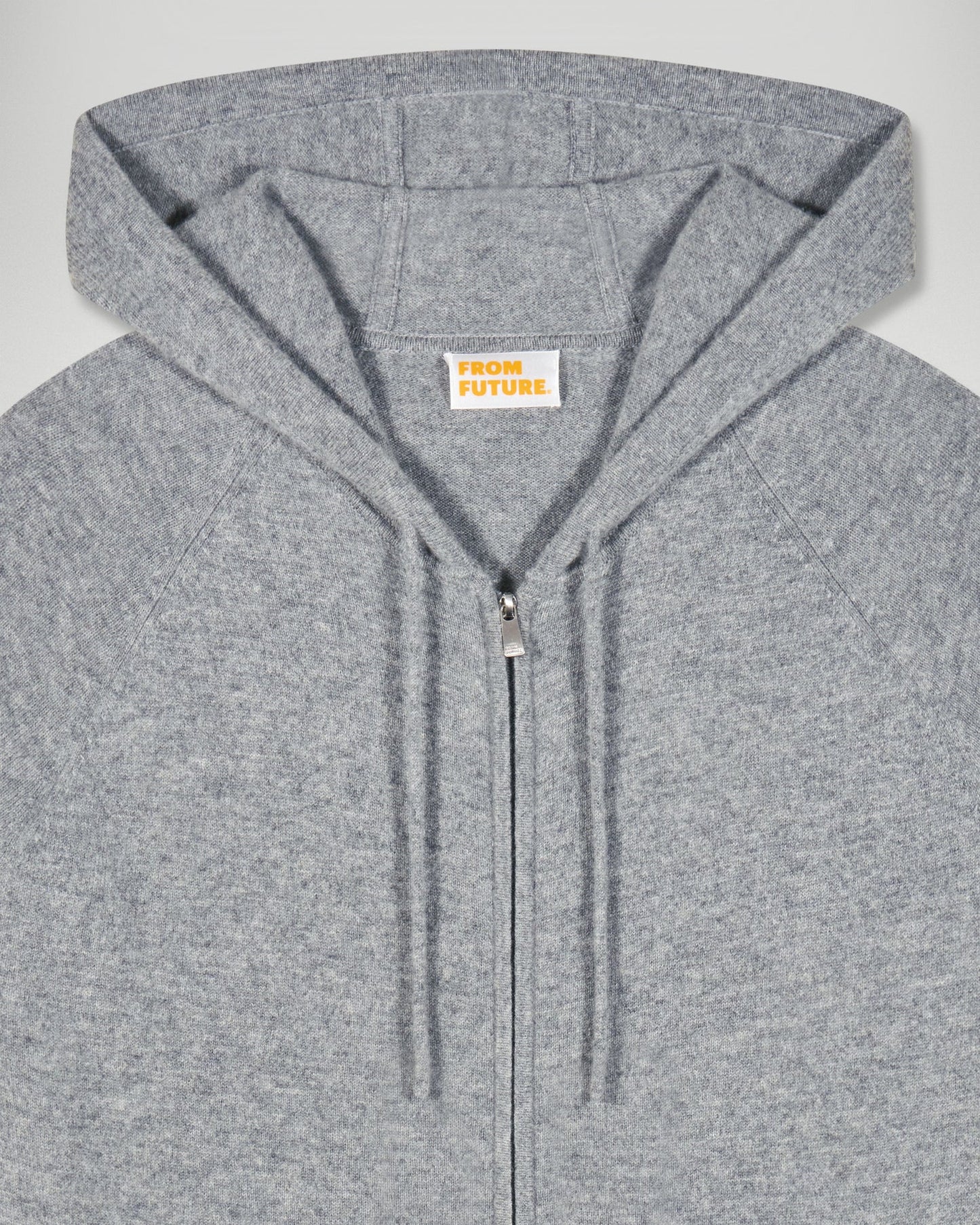 Hoodie Pull Zip Grey