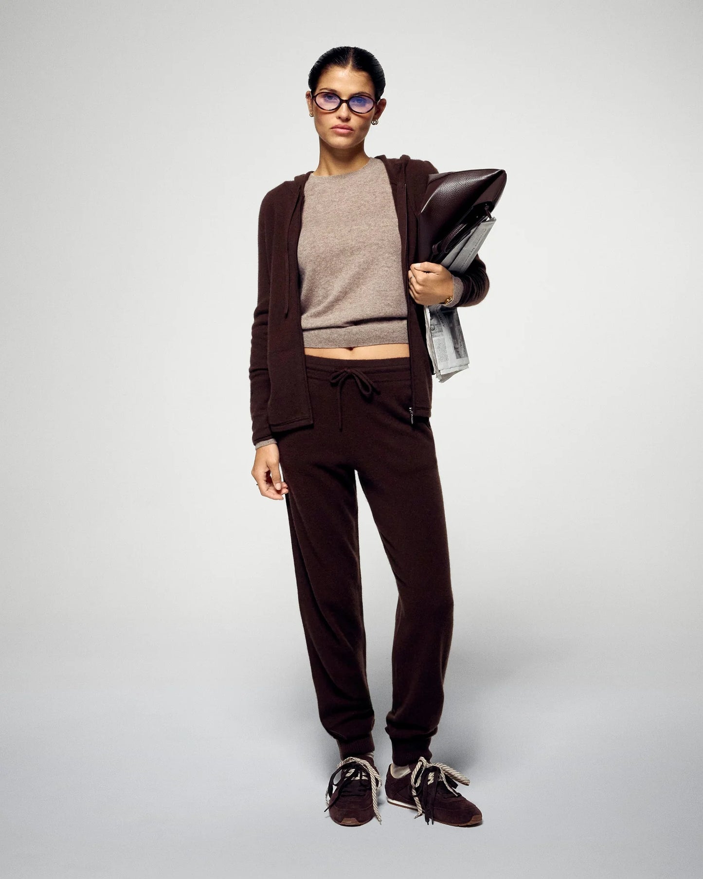 Pants Jogging Droit Chocolat