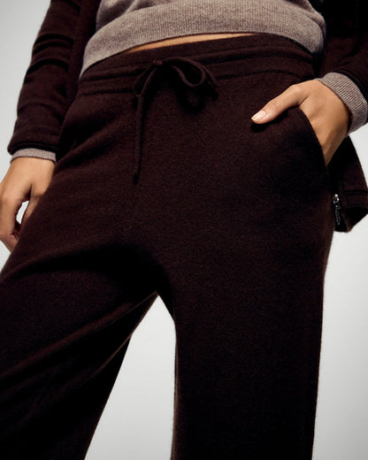 Pants Jogging Droit Chocolat